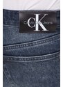 Rifle Calvin Klein Jeans pánske, tmavomodrá farba, J30J324189