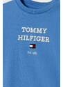 Tričko s dlhým rukávom pre bábätká Tommy Hilfiger s potlačou