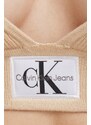 Top Calvin Klein Jeans dámsky,béžová farba,J20J222625