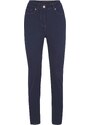 bonprix Twillové nohavice s pohodlným pásom, Slim Fit, so strečom, farba modrá