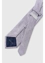 Hodvábna kravata Michael Kors šedá farba