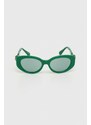 Slnečné okuliare Swarovski 5679539 LUCENT zelená farba