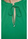 Blúzka Lauren Ralph Lauren dámska, zelená farba, jednofarebná, 200925743