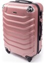 Rogal Ružový škrupinový cestovný kufor "Premium" - veľ. M, L, XL