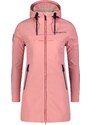 Nordblanc Ružový dámsky zateplený nepremokavý softshellový kabát ANYTIME