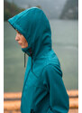 Nordblanc Zelený dámsky zateplený nepremokavý softshellový kabát ANYTIME