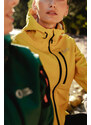 Nordblanc Žltá dámska zateplená softshellová nepremokavá bunda MAKALU