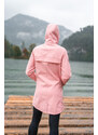 Nordblanc Ružový dámsky zateplený nepremokavý softshellový kabát ANYTIME