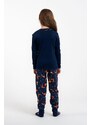 Italian Fashion Dievčenské pyžamo Wasilla modré s líštičkou