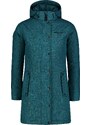 Nordblanc Zelený dámsky nepremokavý zimný kabát BLACKFROST
