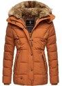 Marikoo Nekoo dámska zimná bunda s kapucňou, rusty cinnamon