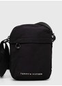 Malá taška Tommy Hilfiger čierna farba,AM0AM11790