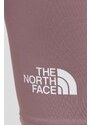 Tréningové šortky The North Face ružová farba, jednofarebné, stredne vysoký pás