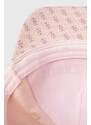 Bavlnená šiltovka Guess DENISE ružová farba, vzorovaná, W4RZ05 WO080