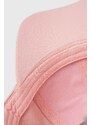 Bavlnená šiltovka Guess ružová farba, s nášivkou, V4RZ02 WFKN0