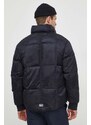 Páperová bunda Armani Exchange pánska, tmavomodrá farba, zimná, oversize, 3DZBL4 ZN3HZ