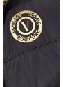 Obojstranná páperová vesta Versace Jeans Couture pánsky, čierna farba, zimný, 76GAU422 CQS85