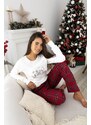 PLANETA-MODY Vianočné dámske pyžamo Maribel