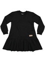 Dievčenské šaty Frilly čierne TUSS