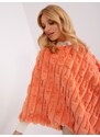 Wool Fashion Italia Poncho-AT-PN-2347.16-orange