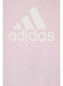 Detská tepláková súprava adidas ružová farba