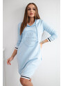 Fashionweek Mikinové šaty s kapucňou Brooklyn K62095