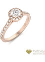 Žatecký Halo prsteň z ružového zlata 22189/RX