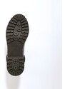 Blancheporte Nízke čižmy s úpletovým lemom čierna 036