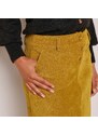 Blancheporte Rozšírená menčestrová sukňa khaki 040