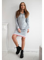 Fashionweek Mikinové šaty s kapucňou Brooklyn K62095