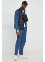 Obojstranná vesta Karl Lagerfeld pánsky, čierna farba, prechodný, 541590.505401