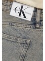 Rifľová sukňa Calvin Klein Jeans maxi, rovný strih, J20J222869