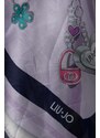 Šatka Liu Jo dámska, fialová farba, vzorovaná