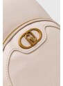 Kožený ruksak Liu Jo dámsky, béžová farba, malý, jednofarebný