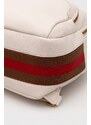 Kožený ruksak Liu Jo dámsky, béžová farba, malý, jednofarebný