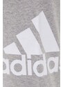 Tepláky adidas šedá farba, s potlačou, IC9429
