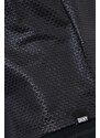 Šortky Dkny dámske, čierna farba, vzorované, vysoký pás, DP3S5159