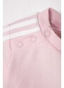 Tepláková súprava pre bábätká adidas ružová farba