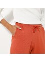 Blancheporte Joggingové nohavice z moltonu s pružným pásom oranžová 040