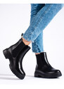 W. POTOCKI Women's ankle boots black Potocki Chelsea boots