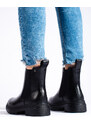 W. POTOCKI Women's ankle boots black Potocki Chelsea boots
