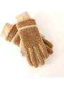 Blancheporte Sherpa rukavice béžová 000