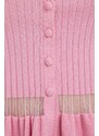 Kardigán Pinko dámsky, ružová farba, tenký, 102968.A1NA