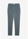 bonprix Chino nohavice, strečové, pohodlný pás a vyhrnuté zakončenie, farba zelená, rozm. 38