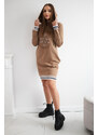 Fashionweek Mikinové šaty s kapucňou Brooklyn K62095