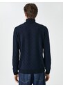 Koton Knitwear Turtleneck Sweater Long Sleeve Check