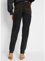 bonprix Bestsellerové strečové džínsy, farba čierna, rozm. 36