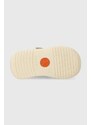 Detské kožené sandále Biomecanics béžová farba