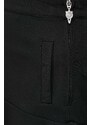 Sukňa Guess ANNA čierna farba, mini, áčkový strih, W4RD55 KBJP2