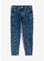 bonprix Boyfriend džínsy s ozdobnými prešívaniami, farba modrá, rozm. 42